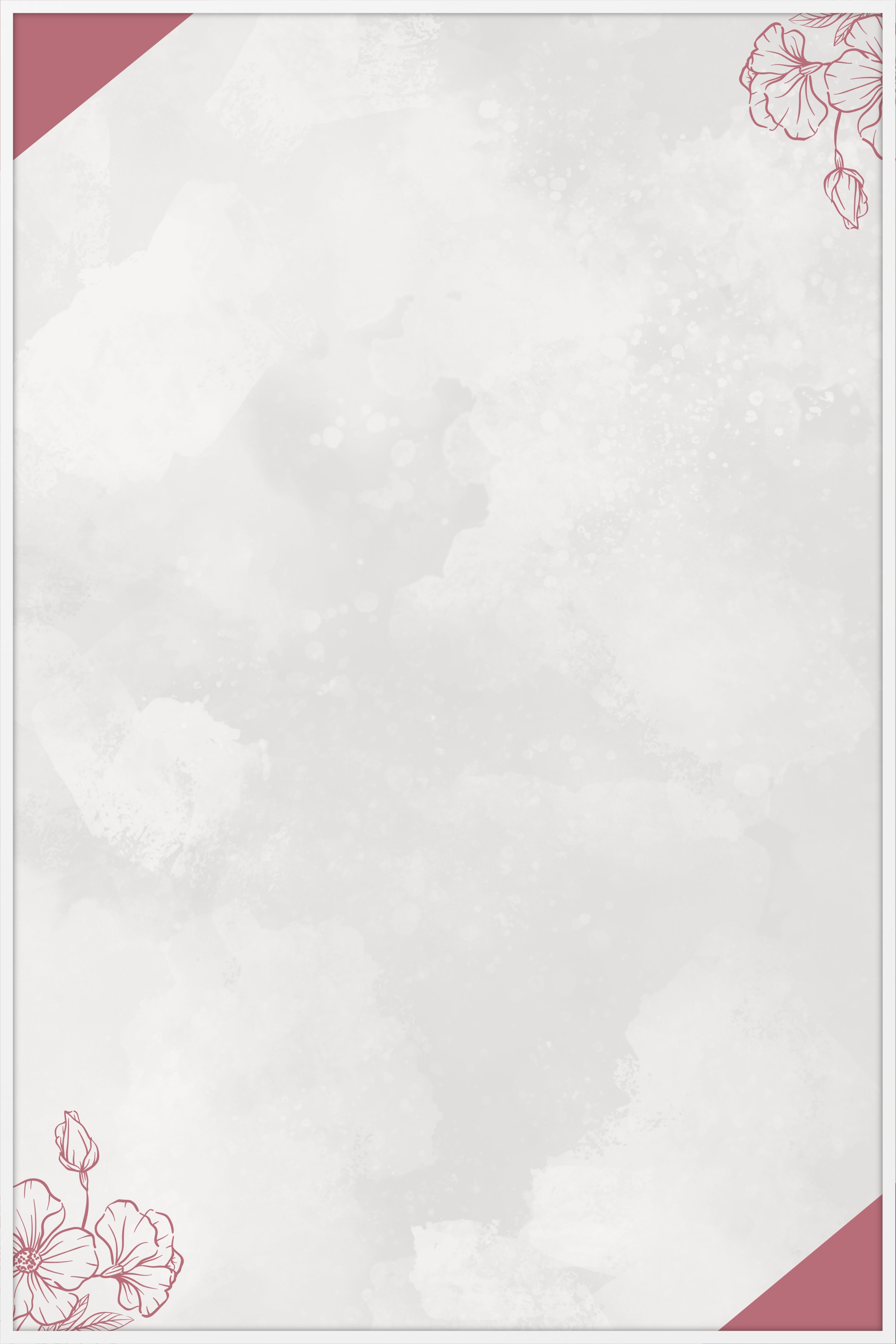 Soft Petal Memorial Poster