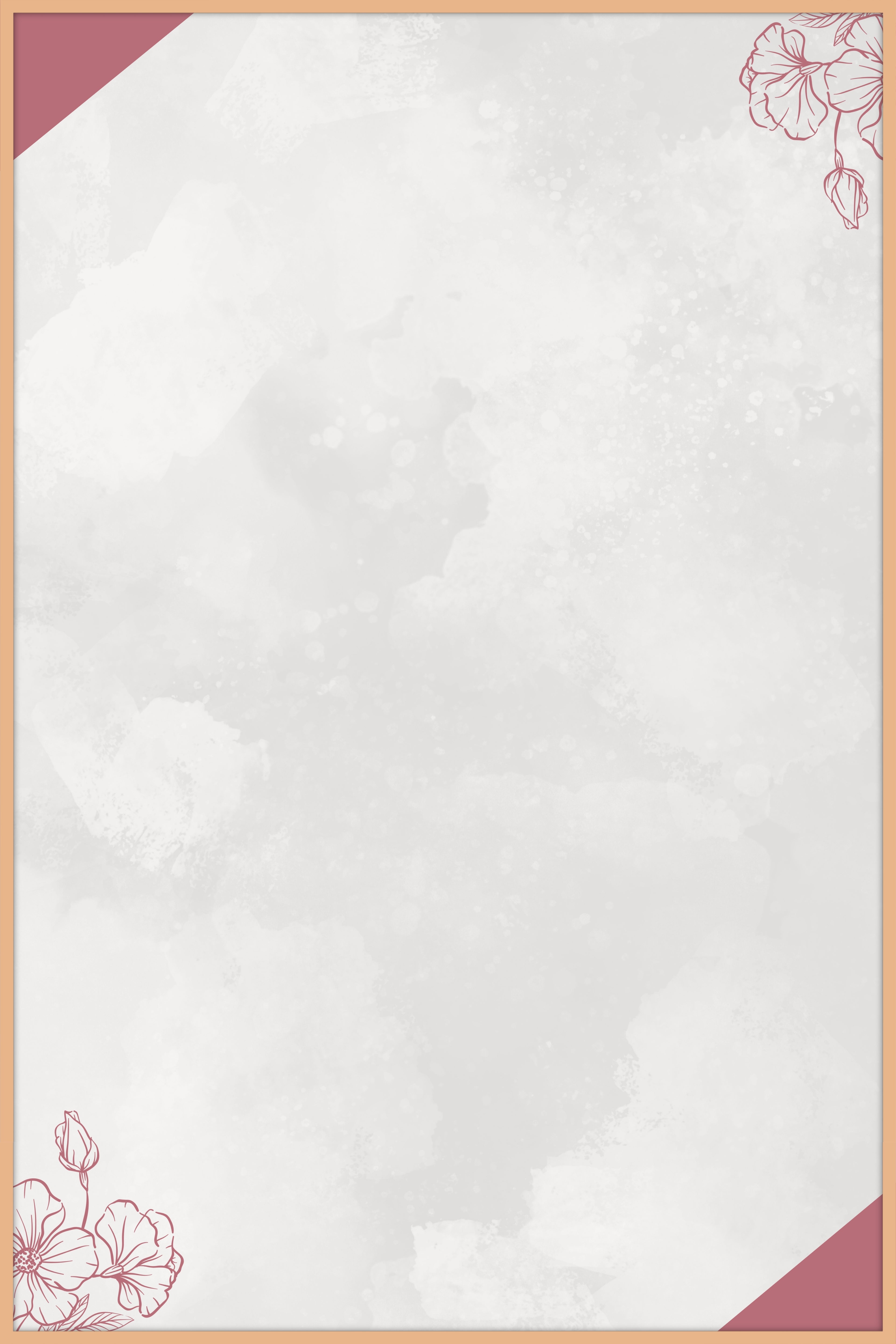 Soft Petal Memorial Poster