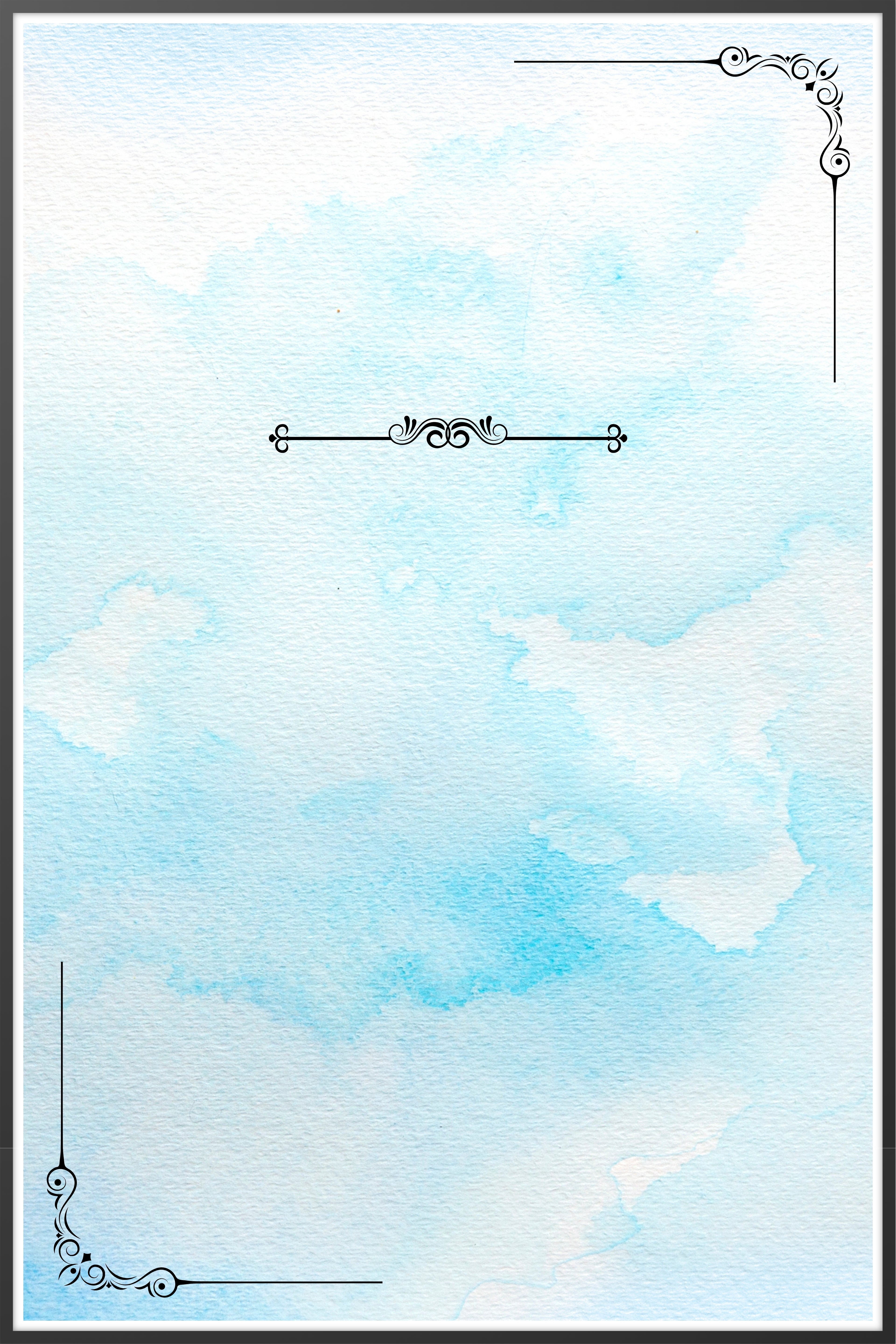 Soft Sky Memorial Poster