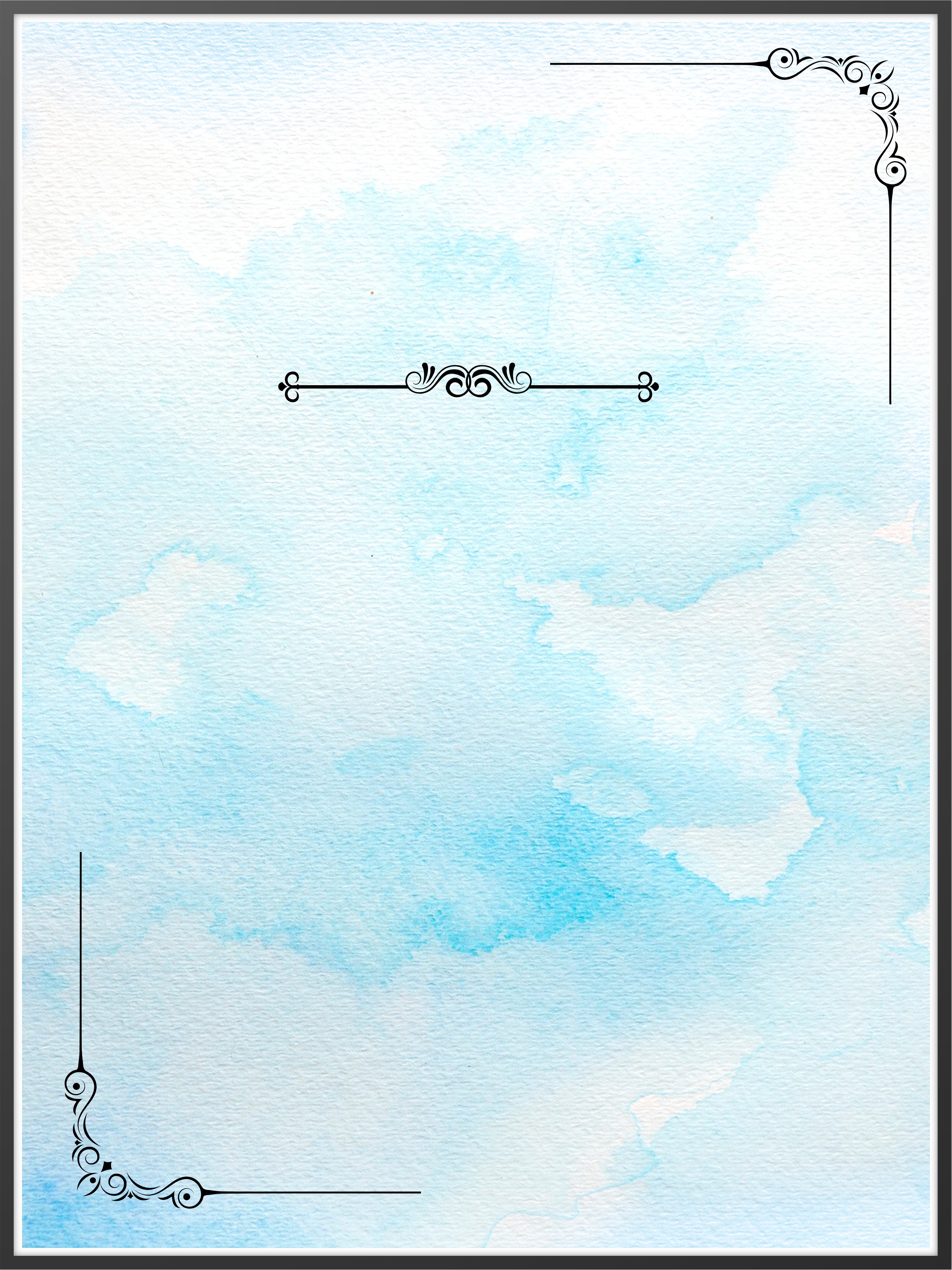 Soft Sky Memorial Poster
