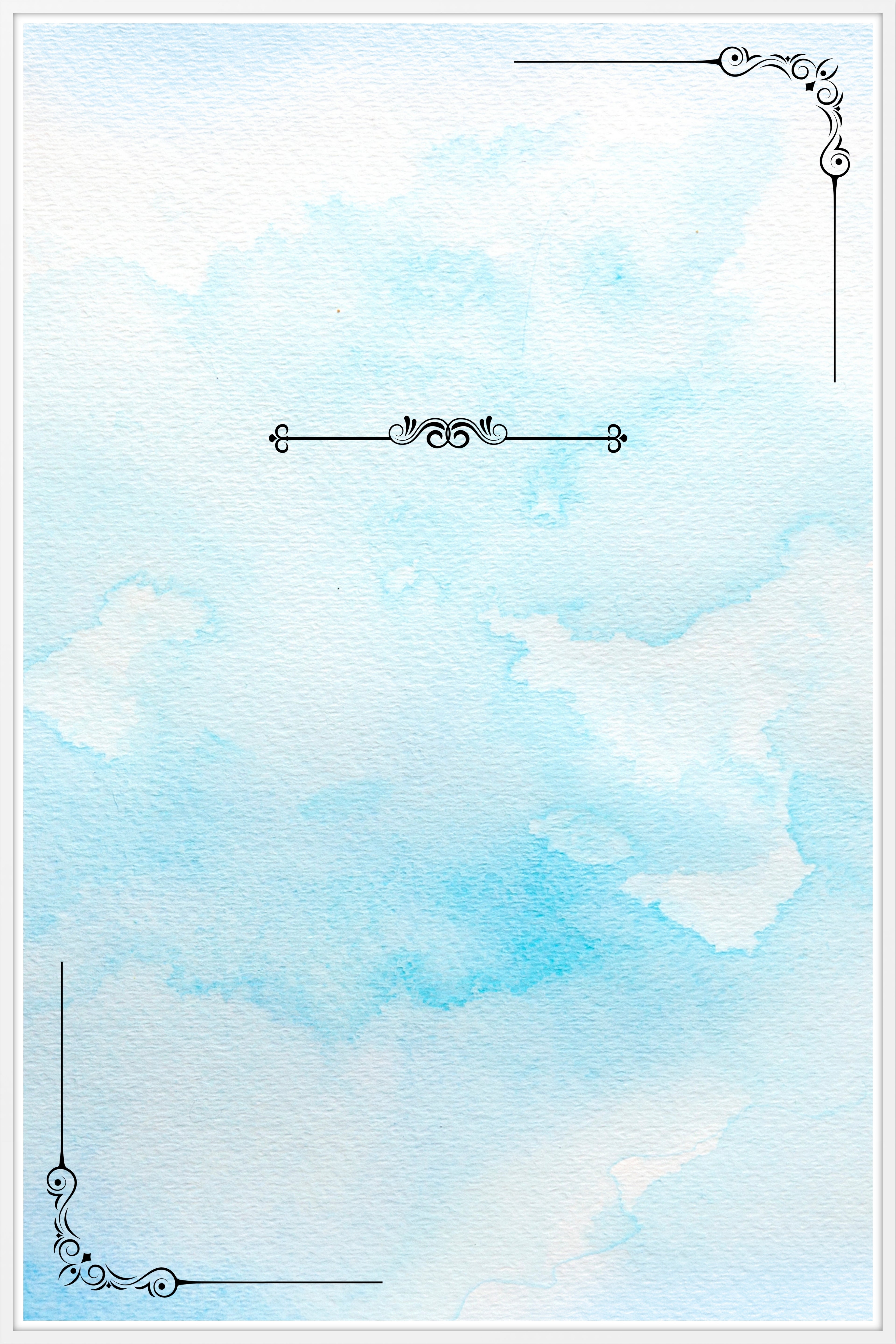 Soft Sky Memorial Poster