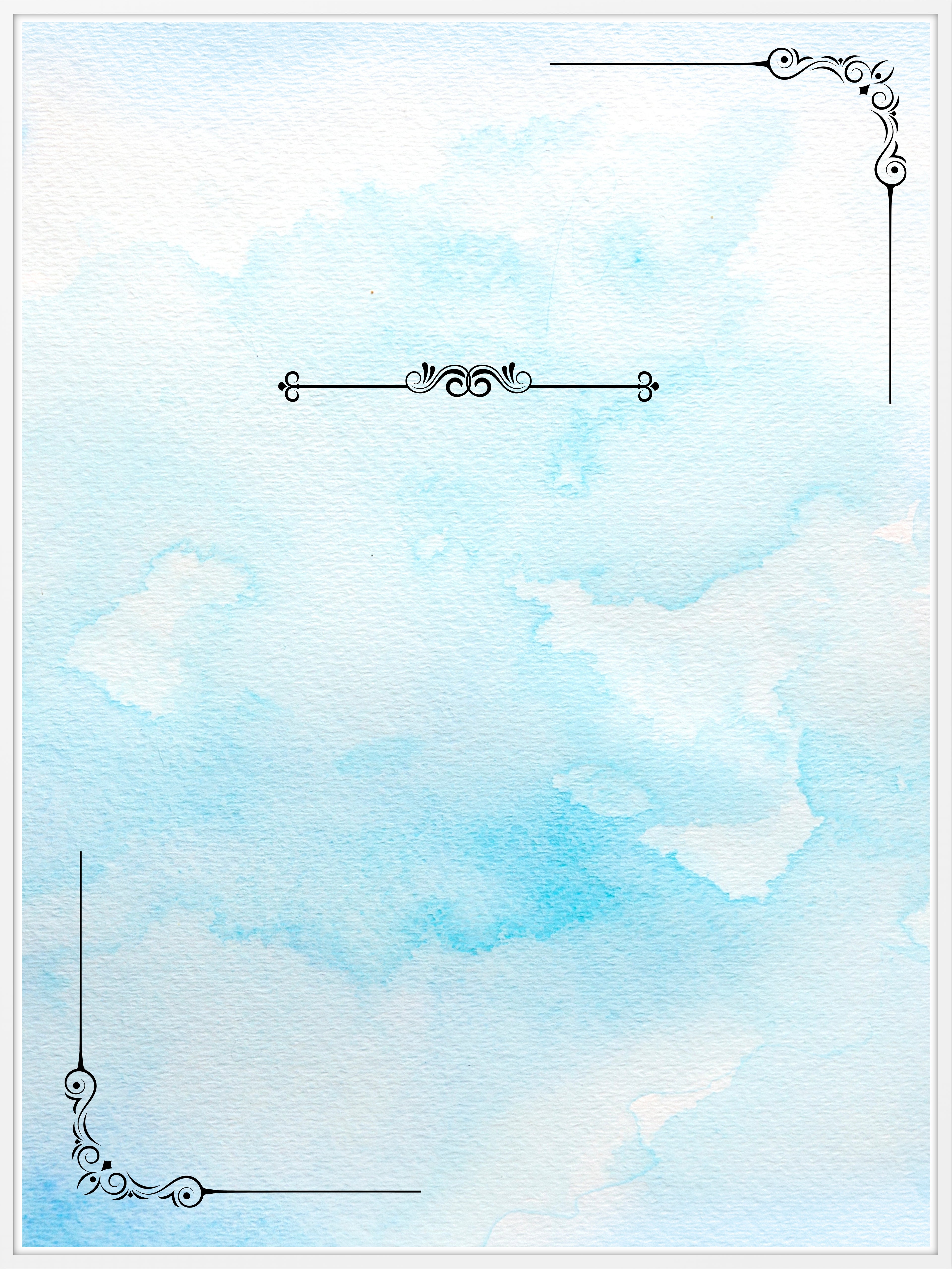Soft Sky Memorial Poster