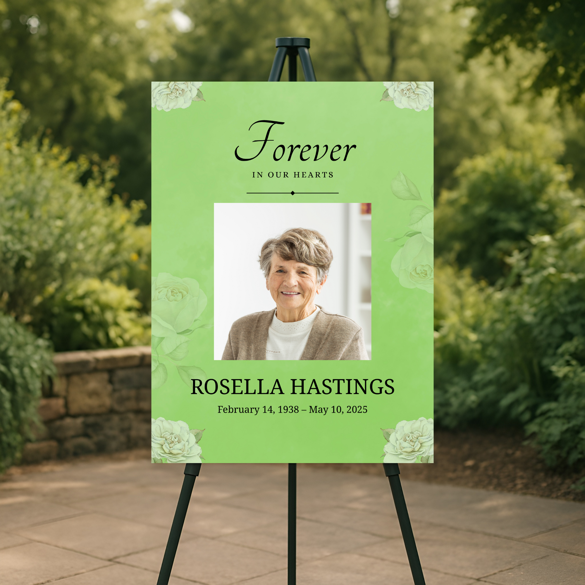 Spring Leaf Memorial Poster
