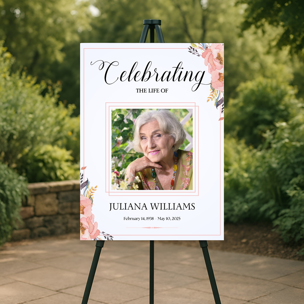 Garden Memorial Poster